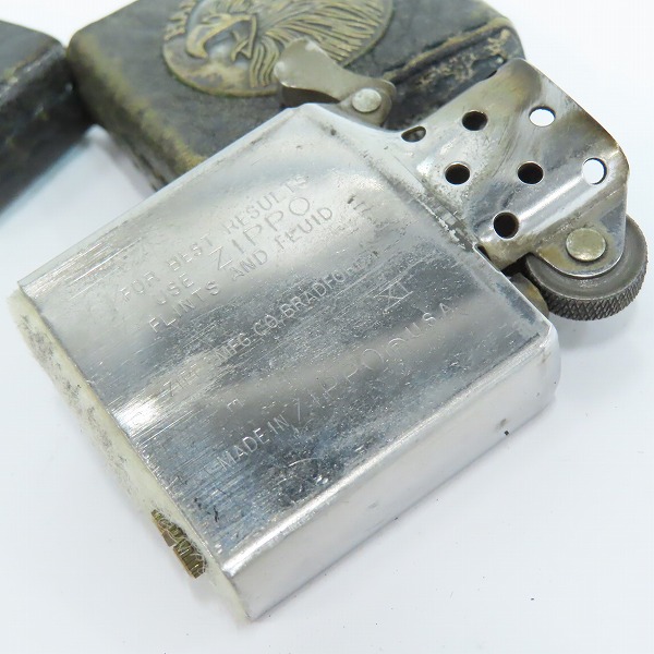 実際に弊社で買取させて頂いたZIPPO/ジッポー Harley-Davidson/ハーレーダビッドソン 革巻きの画像 5枚目