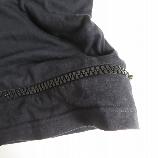 実際に弊社で買取させて頂いたGIVENCHY/ジバンシイ 胸4Gロゴ ジップ半袖Tシャツ 11S 7234 657/XLの画像 7枚目