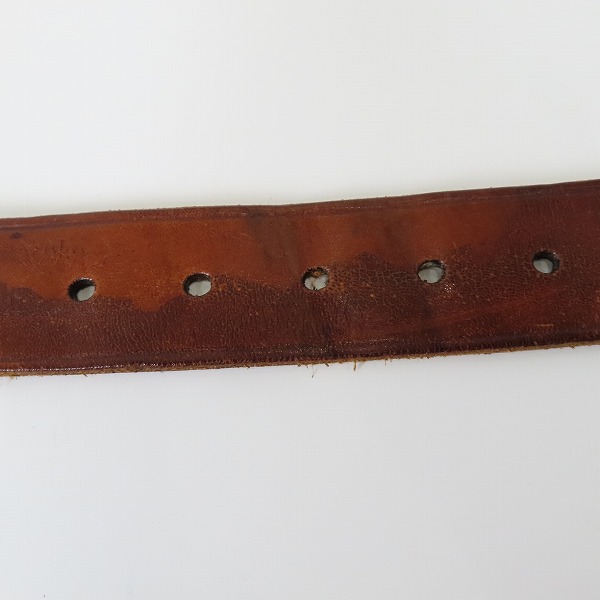 実際に弊社で買取させて頂いたSAINT LAURENT/サンローラン レザーベルトの画像 4枚目