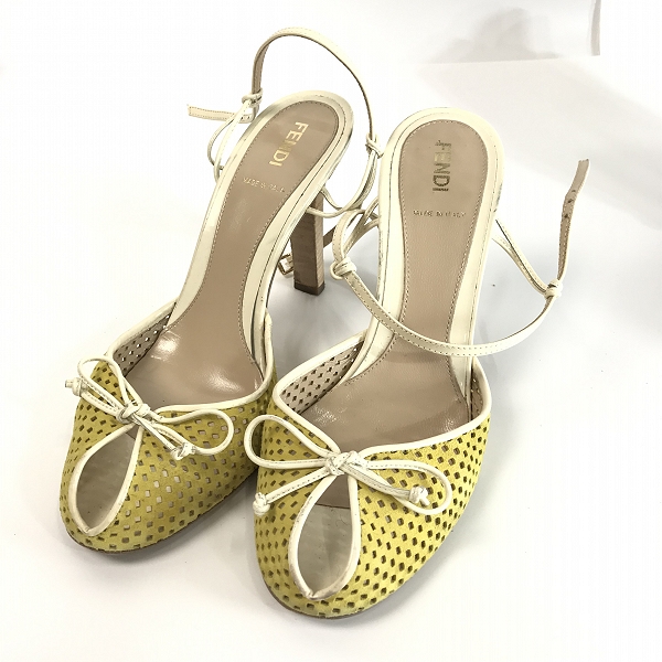 実際に弊社で買取させて頂いた【おまとめ】CELINE/セリーヌ FENDI/フェンディ  他 レディース シューズ/パンプス/ブーツの画像 4枚目