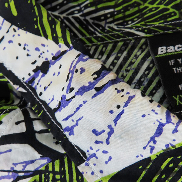 実際に弊社で買取させて頂いたBackChannel/バックチャンネル  総柄 半袖シャツ/XXLの画像 4枚目