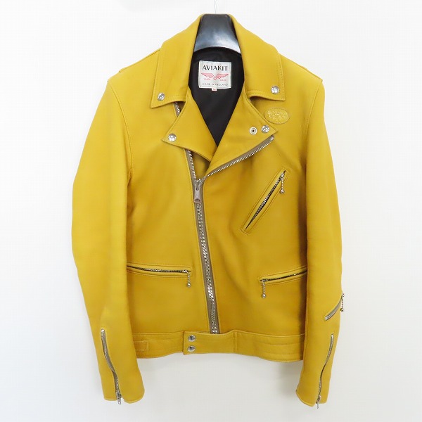 実際に弊社で買取させて頂いたLewis Leathers×The REAL McCOY'S/ルイスレザー×リアルマッコイズ ディアスキン サイクロン ライダース 36