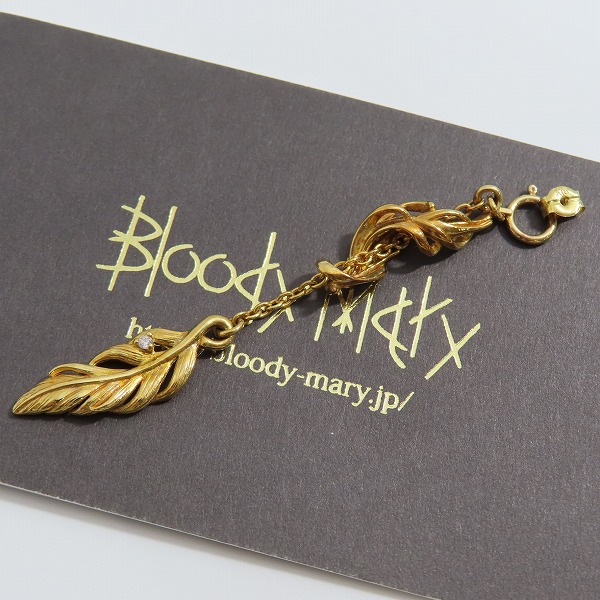 実際に弊社で買取させて頂いた【ギャラ付き】Bloody Mary/ブラッディーマリー 2015 Summer Festival K18 DUAL ピアス用 バックチャーム w/ダイヤ