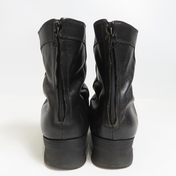 実際に弊社で買取させて頂いたNO ID./ノーアイディー バックジップブーツ 830208-599F/42の画像 1枚目