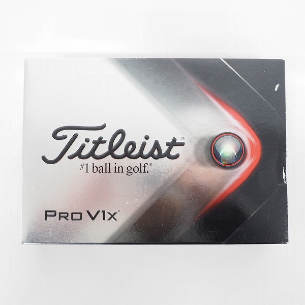 実際に弊社で買取させて頂いた 【未使用】Titleist/タイトリスト PRO V1x ゴルフボール ホワイト 1ダースの画像 2枚目