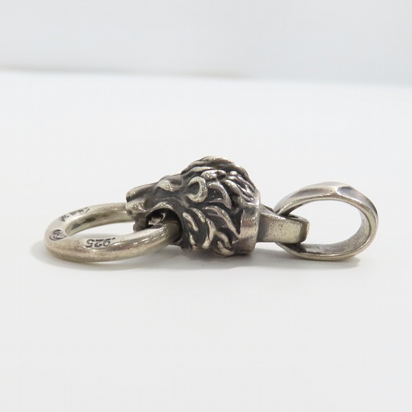 実際に弊社で買取させて頂いたBILL WALL LEATHER/BWL/ビルウォールレザー LION/ライオンヘッド ペンダント トップの画像 3枚目