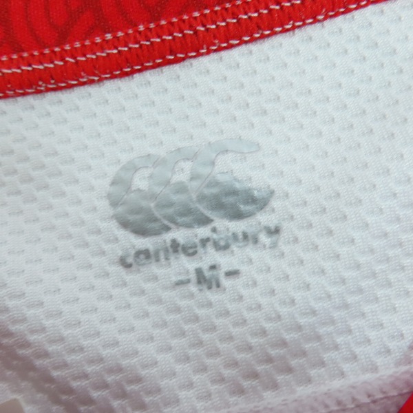 実際に弊社で買取させて頂いた【未使用】canterbury/カンタベリー ラグビー 7人制 日本代表 2021 ホーム ジャージ RG30194/Mの画像 2枚目