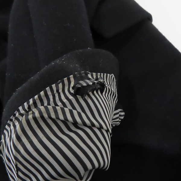 実際に弊社で買取させて頂いたJOHN LAWRENCE SULLIVAN/ジョンローレンスサリバン 15AW ウール/カシミヤ混 チェスターコート 1B019 15-48/36の画像 5枚目