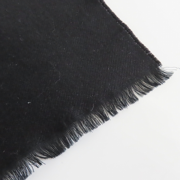 実際に弊社で買取させて頂いたLOEWE/ロエベ アナグラムロゴ マフラー ウール×シルクの画像 4枚目