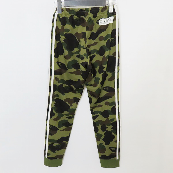 実際に弊社で買取させて頂いたA BATHING APE×adidas/アベイシングエイプ×アディダス ジャージ/パンツ/XSの画像 1枚目