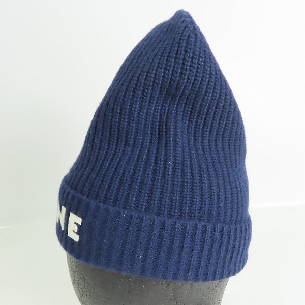 実際に弊社で買取させて頂いた【未使用/JPタグ】CELINE by Hedi Slimane 22AW エンブロイダリー ウールニット帽/ビーニー 2A25R423Pの画像 1枚目
