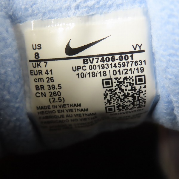 実際に弊社で買取させて頂いたNIKE×ATMOS/ナイキ×アトモス AIR MAX2 LIGHT QS エアマックス2 ライトQS BV7406-001/26.0の画像 5枚目