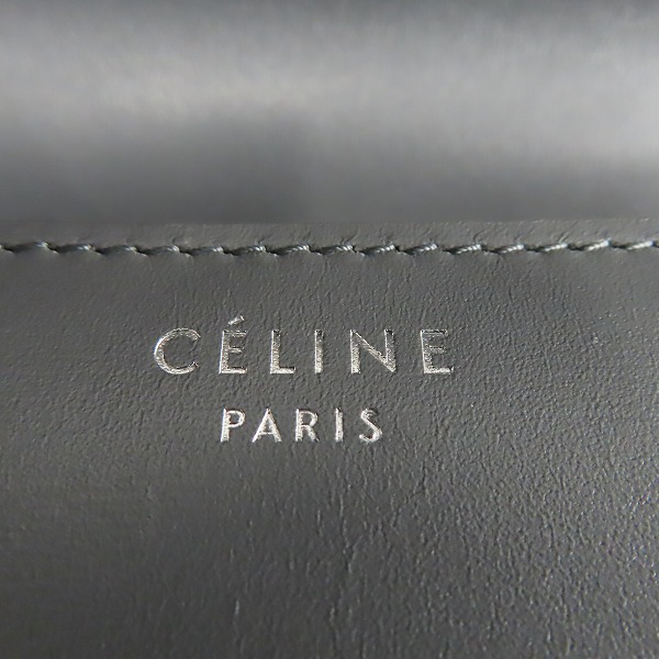 実際に弊社で買取させて頂いたCELINE/セリーヌ クラシックボックス レザー ハンドバッグ ミディアムサイズの画像 4枚目