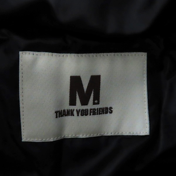 実際に弊社で買取させて頂いたM/エム thank you friends グースダウンジャケット/Mの画像 3枚目