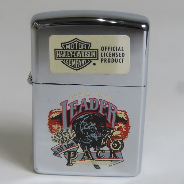 実際に弊社で買取させて頂いたZIPPO/ジッポー HARLEY DAVIDSON/ハーレーダビッドソン LEADER of the PACK 1993年製