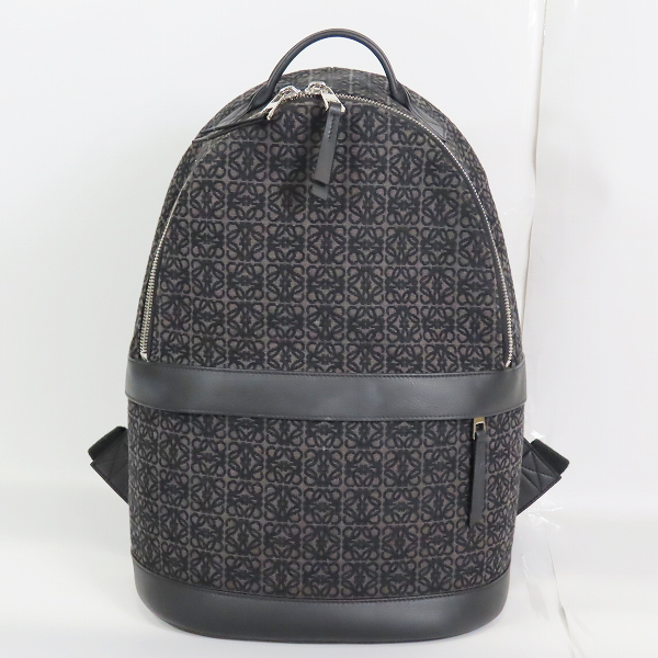 実際に弊社で買取させて頂いたLoewe/ロエベ アナグラム ジャガードラウンド バックパック/リュックサック B664278X02