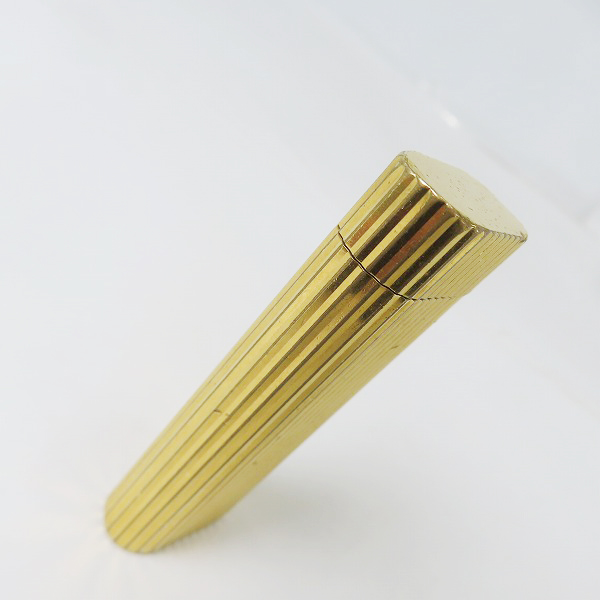 実際に弊社で買取させて頂いたCartier/カルティエ ガスライター ラウンド ゴールドカラーの画像 2枚目