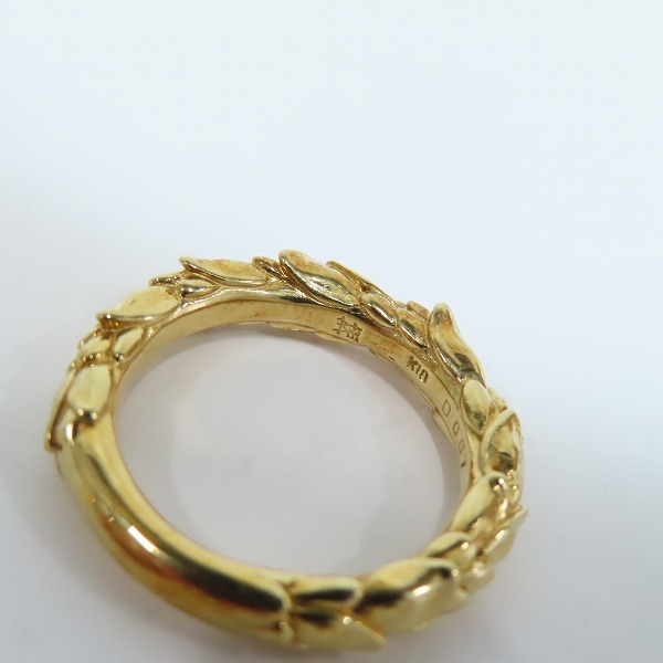 実際に弊社で買取させて頂いた【ギャラ付】Bloody Mary/ブラッディマリー K18 Snow drop リング w/ダイヤモンド 13号の画像 7枚目