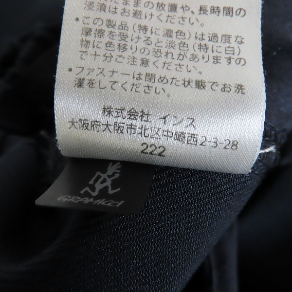 実際に弊社で買取させて頂いたGRAMICCI/グラミチ GLR別注 ユナイテッドアローズ ボトムス GMP2-F1073 ネイビー/Mの画像 4枚目