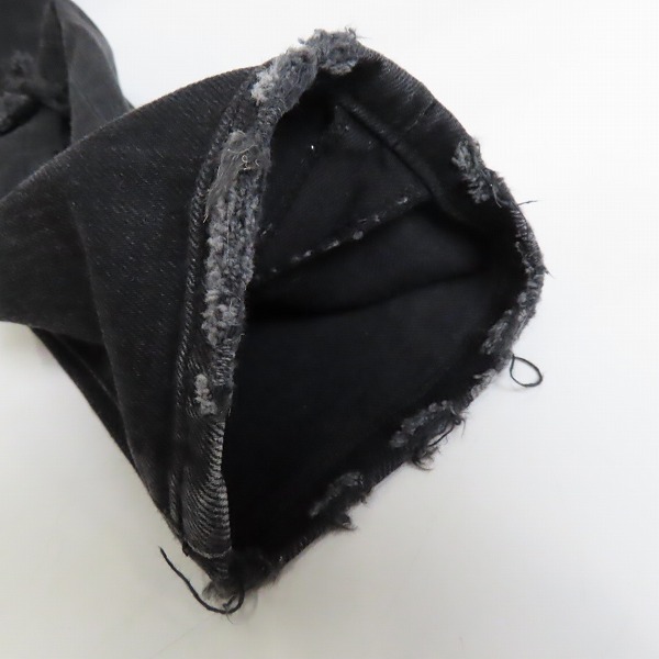 実際に弊社で買取させて頂いたSAINT LAURENT PARIS/サンローランパリ 16AW ニークラッシュスキニーデニムパンツ 398561 Y8691/26の画像 7枚目