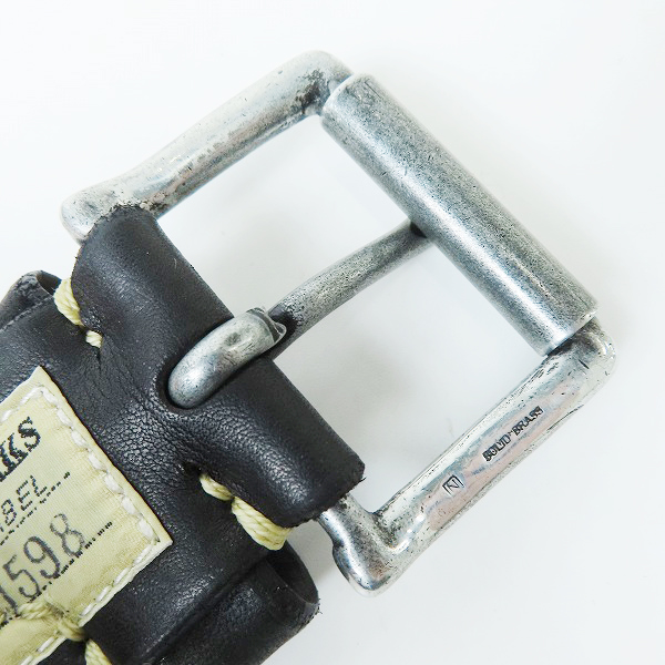 実際に弊社で買取させて頂いたVINTAGE WORKS/ヴィンテージ ワークス スタッズベルト レザーベルトの画像 2枚目