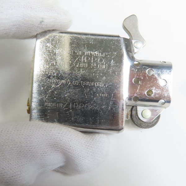 実際に弊社で買取させて頂いたZIPPO/ジッポー HARLEY DAVIDSON/ハーレーダビッドソン RIGHTEOUS RULER 1993年製の画像 5枚目