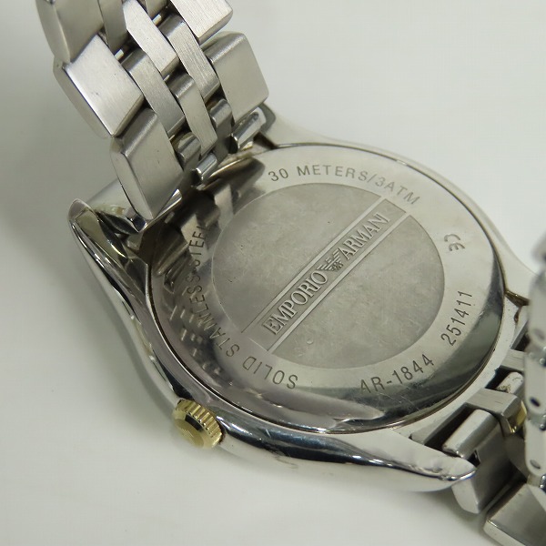 実際に弊社で買取させて頂いたEMPORIO ARMANI/エンポリオアルマーニ 腕時計 AR-1844【動作未確認】の画像 4枚目
