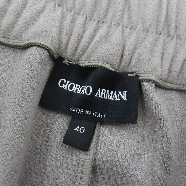 実際に弊社で買取させて頂いた【JPタグ】GIORGIO ARMANI/ジョルジオ アルマーニ ジョガーパンツ 3RAP52 AJQNZ/40の画像 2枚目