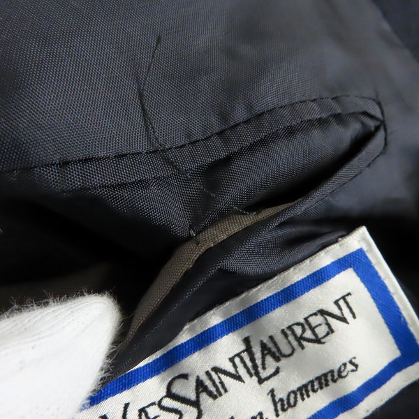 実際に弊社で買取させて頂いたYVES SAINT LAURENT/イヴサンローラン ジャケットの画像 7枚目