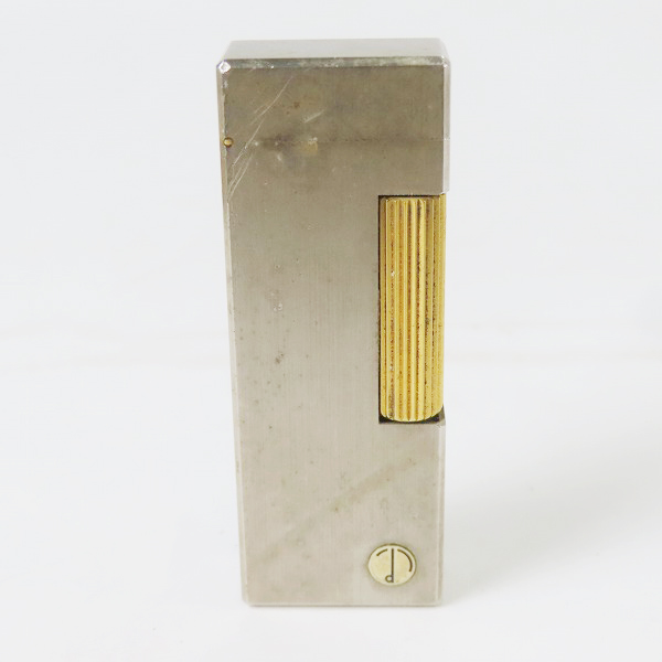 実際に弊社で買取させて頂いたdunhill/ダンヒル サイドローラー ガスライター シルバー×ゴールド