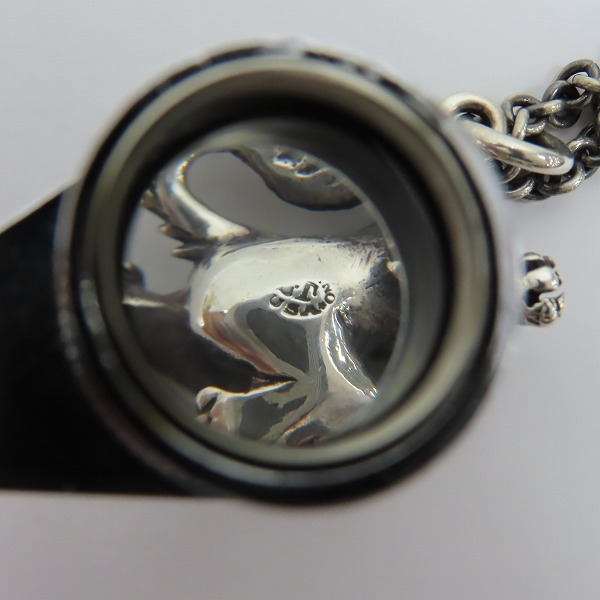 実際に弊社で買取させて頂いたLEATHERS AND TREASURES/レザーアンドトレジャース ランパント ライオン ネックレスの画像 4枚目