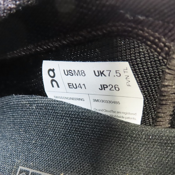 実際に弊社で買取させて頂いた【未使用】LOEWE×ON/ロエベ×オン Cloudtilt/クラウドティルト スニーカー 3MD30330485/8の画像 5枚目