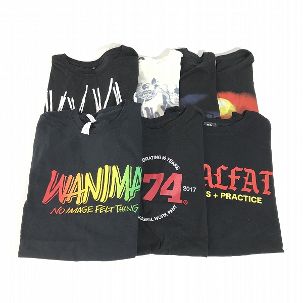 実際に弊社で買取させて頂いた【おまとめ】Dickies/ディッキーズ WANIMA/ワニマ TOTAL FAT/トータルファット 等 Tシャツ