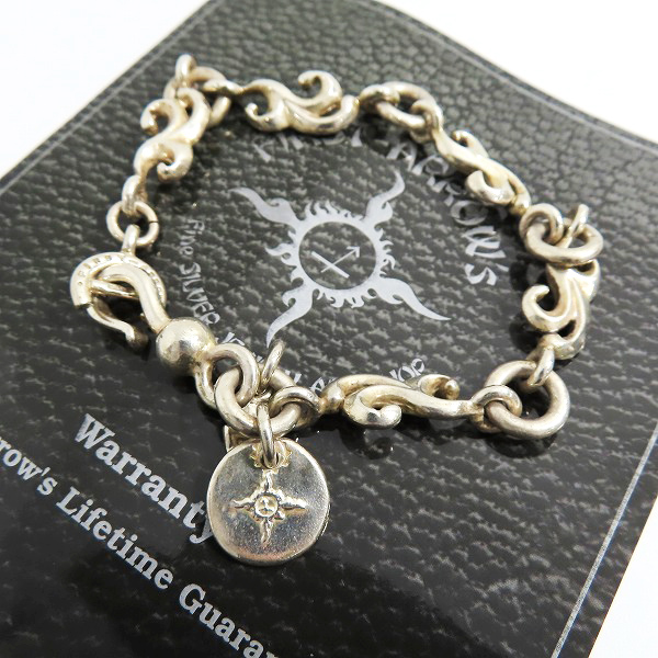 実際に弊社で買取させて頂いた【ギャラ付き】FIRST ARROW'S/ファーストアローズ 唐草チェーンブレスレット BR-053