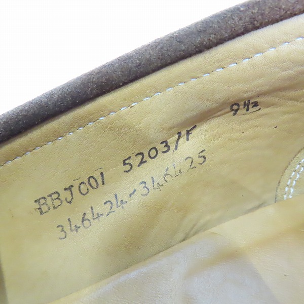 実際に弊社で買取させて頂いたBROOKS BROTHERS/ブルックスブラザーズ スエード レザーシューズ ローファー/9.5の画像 5枚目