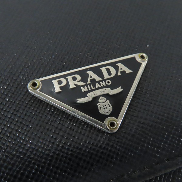 実際に弊社で買取させて頂いたPRADA/プラダ サフィアーノレザー二つ折り長財布の画像 7枚目