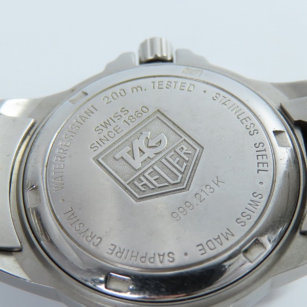 実際に弊社で買取させて頂いたTAG HEUER/タグホイヤー 時計 クォーツ 999 213K 【動作未確認】の画像 4枚目