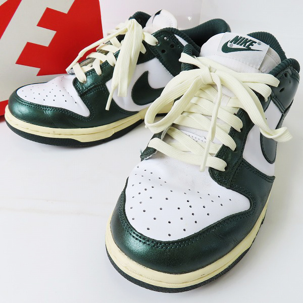 実際に弊社で買取させて頂いたNIKE/ナイキ WMNS DUNK LOW Vintage Green/ウィメンズ ダンク ロー ヴィンテージ グリーン DQ8580-100/25.5の画像 0枚目