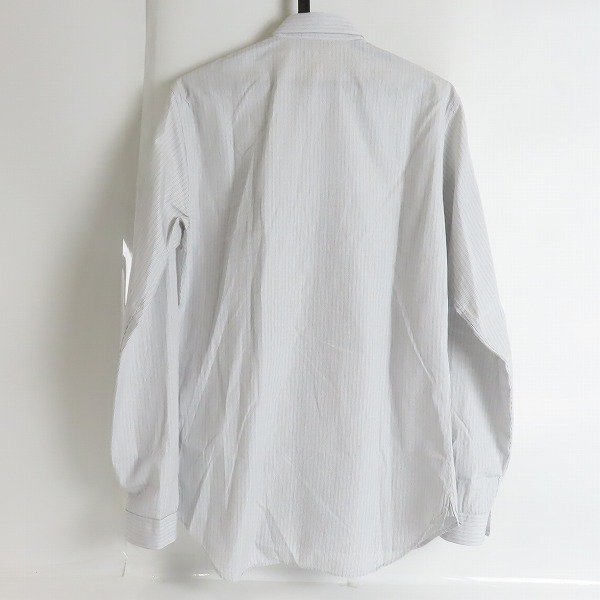 実際に弊社で買取させて頂いたDior HOMME/ディオール オム ストライプ 長袖 シャツ 163C501A3395/38の画像 1枚目