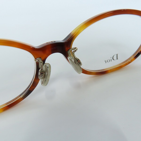 実際に弊社で買取させて頂いたChristian Dior/クリスチャンディオール メガネフレーム アイウェア SX7 145の画像 4枚目