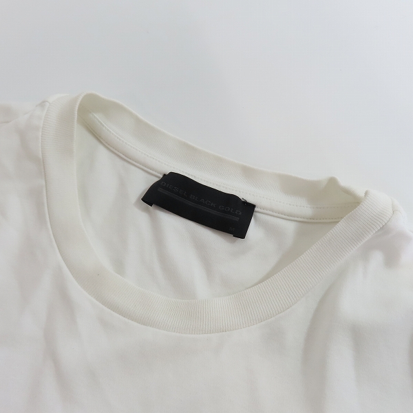 実際に弊社で買取させて頂いたDIESEL BLACK GOLD/ディーゼル ブラック ゴールド バックスタッズ 半袖Tシャツ/Mの画像 5枚目