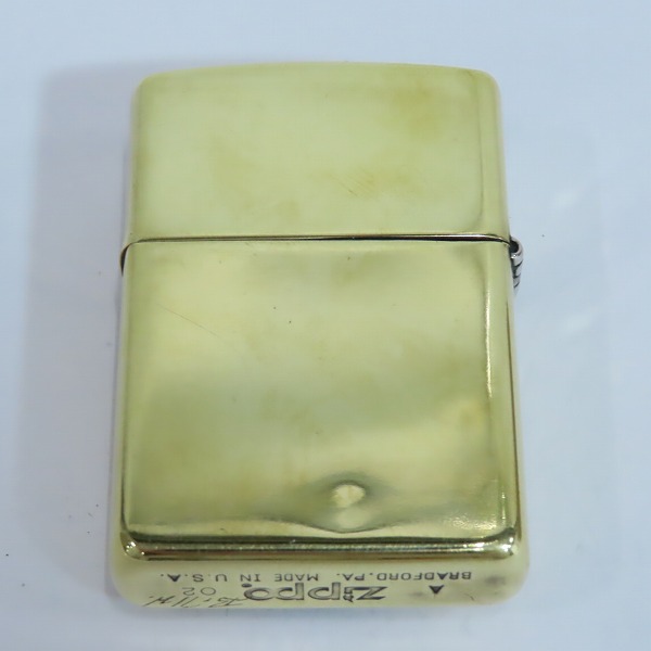 実際に弊社で買取させて頂いたZIPPO/ジッポー BWL/ビルウォールレザー スカル 2002年製の画像 1枚目