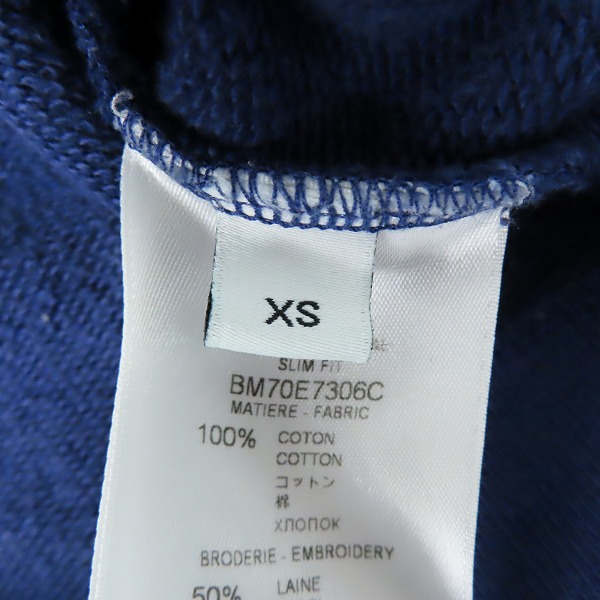 実際に弊社で買取させて頂いたGIVENCHY/ジバンシィ 18AW フロントロゴ スウェット パーカー BM70E7306C /XSの画像 3枚目