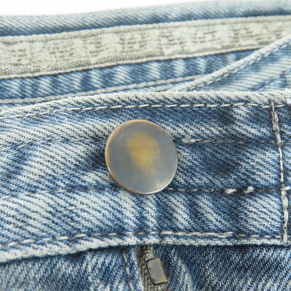 実際に弊社で買取させて頂いたNUMBER (N)INE/ナンバーナイン 07SS アーカイブ 宮下貴裕 本人期 デニムパンツ F07-NNP007/2の画像 7枚目