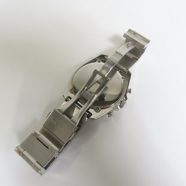 実際に弊社で買取させて頂いたPaul Smith/ポールスミス クロノグラフ 腕時計/クオーツ/0510-S077541の画像 3枚目