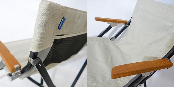 実際に弊社で買取させて頂いたsnow peak/スノーピーク ローチェア ショート アイボリー LV-093IVの画像 4枚目