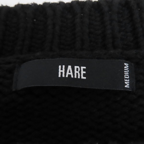 実際に弊社で買取させて頂いたHARE/ハレ 花デザイン プルオーバー ニット/セーター HA020014MW/Mの画像 2枚目