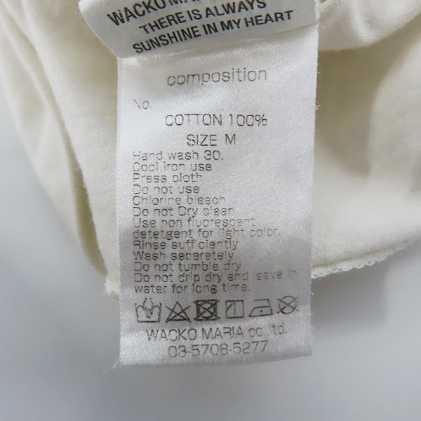 実際に弊社で買取させて頂いたWACKO MARIA×FRAGMENT DESIGN/ワコマリア×フラグメントデザイン THE GUILTY PARTIES 半袖 Tシャツ/Mの画像 3枚目