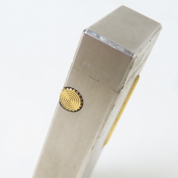 実際に弊社で買取させて頂いたdunhill/ダンヒル サイドローラー ガスライター シルバー×ゴールドの画像 3枚目