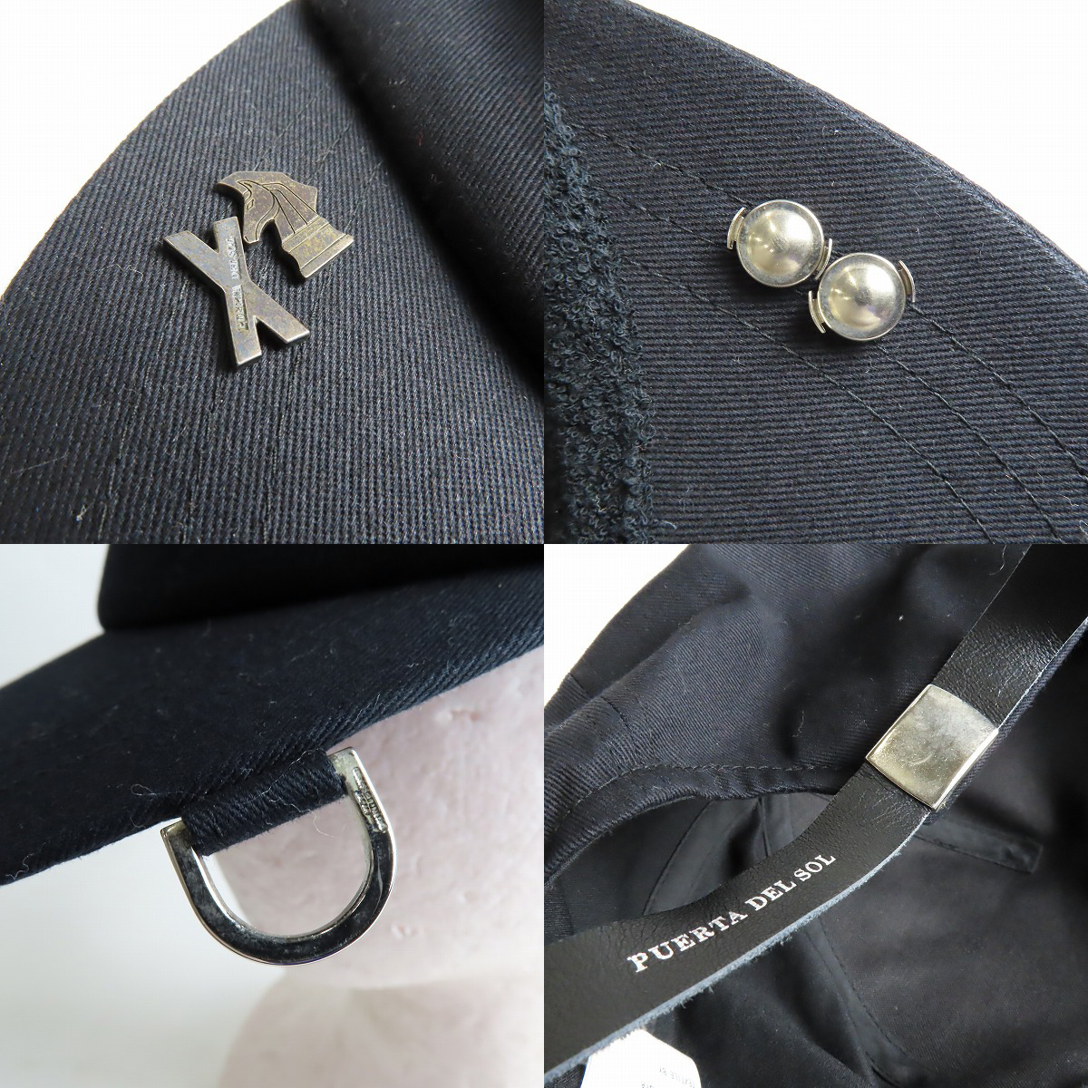 実際に弊社で買取させて頂いた【未使用】mastermind×PUERTA DEL SOL/マスターマインド×プエルタデルソル 刺繍 ロゴ キャップ dリング付きの画像 8枚目